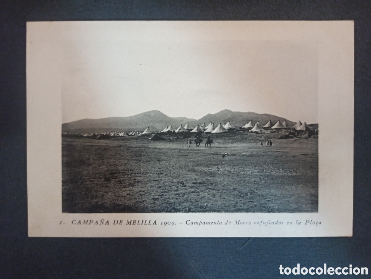 Postales: 4 postales Campa&ntilde;a de Melilla 1909. Sin circular. - Foto 4