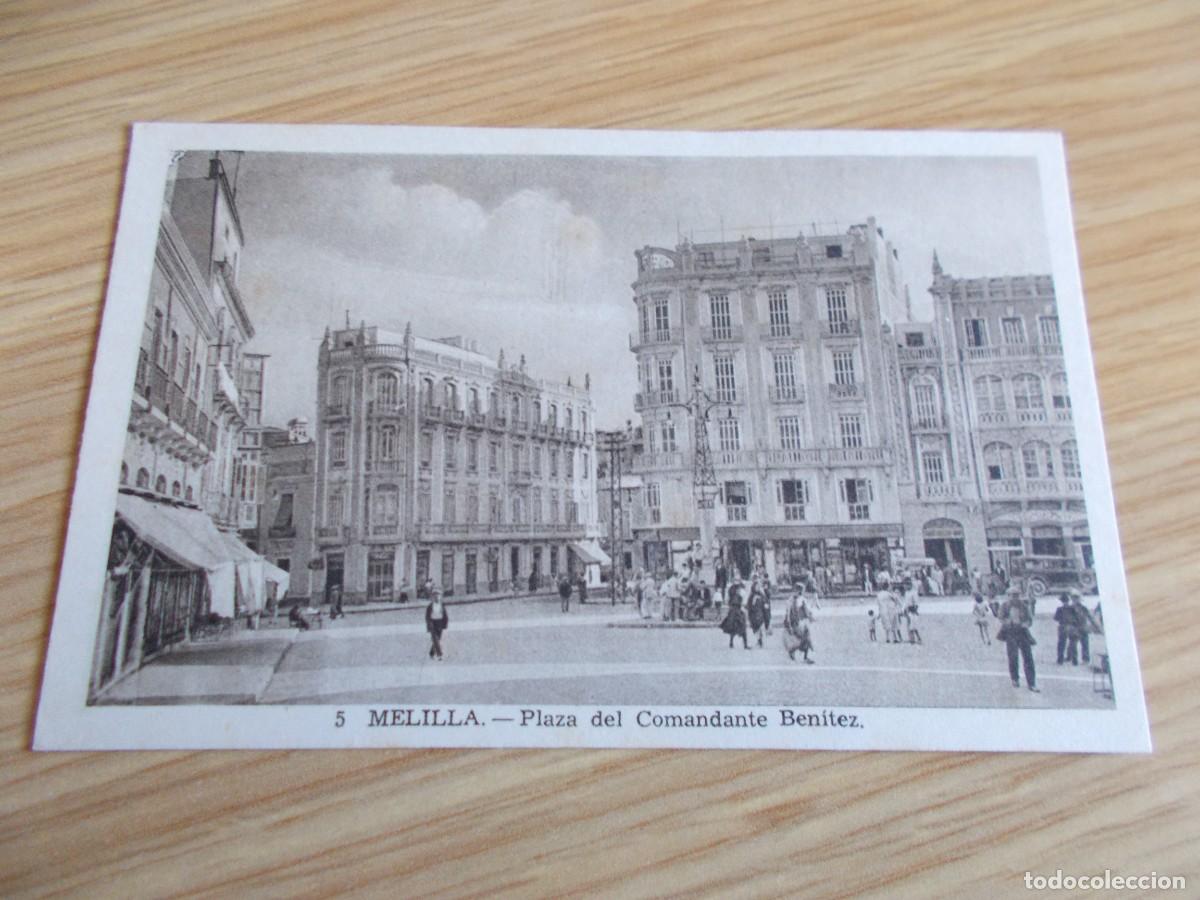Postales: MELILLA -- PLAZA DEL COMANDANTE BENITEZ - Foto 1