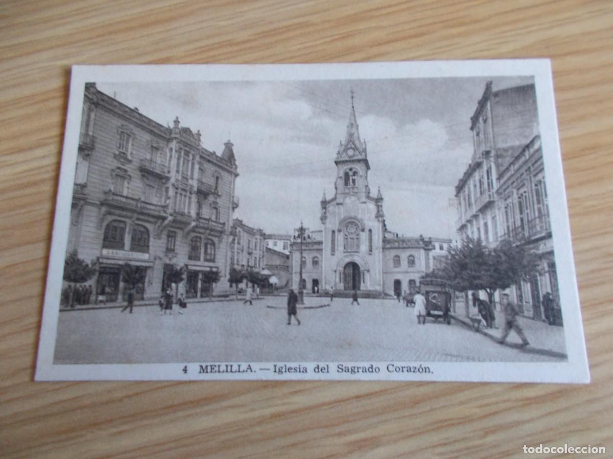 Postales: MELILLA -- IGLESIA DEL SAGRADO CORAZON - Foto 1