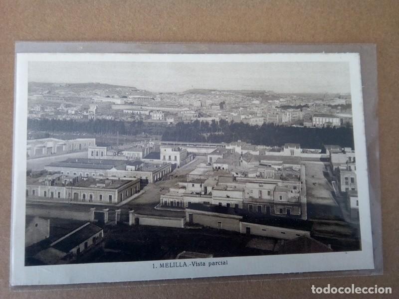 Postales: MELILLA , POSTAL ANTIGUA ANIMADA , BLANCO Y NEGRO - Foto 2