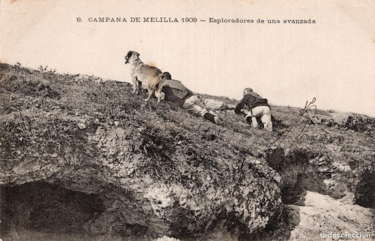 Postales: CAMPA&Ntilde;A DE MELILLA. 9 EXPLORADORES - Foto 1