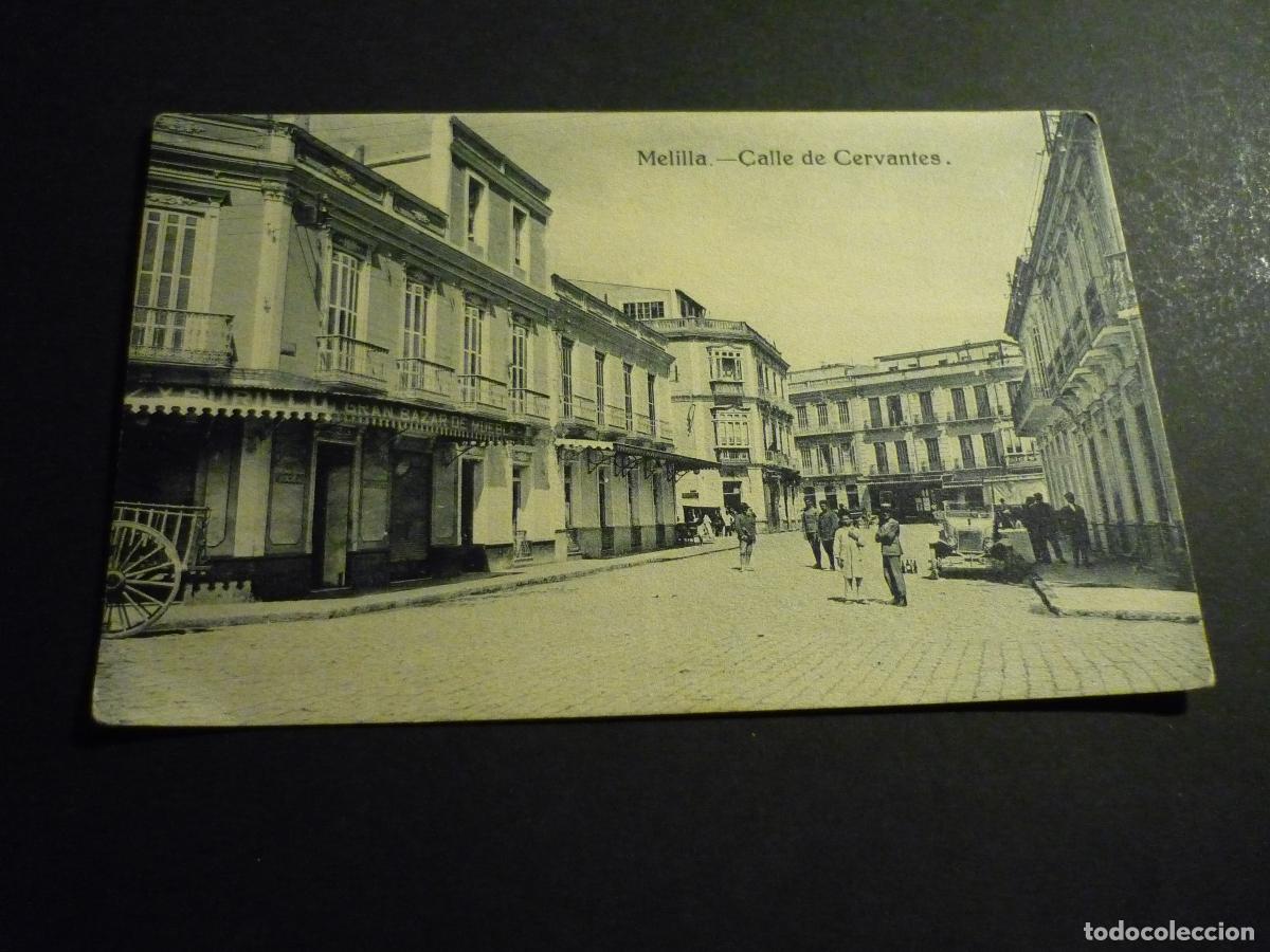 Postales: MELILLA CALLE DE CERVANTES - Foto 1
