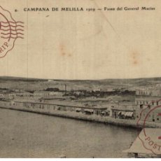 Postales: CAMPANA DE MELILLA 1909 PASEO DEL GENERAL MACIAS