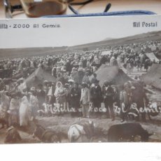 Postales: ANTIGUA POSTAL FOTOGRAFICA. ZOCO EL GEMIS. MEILLA. RIF POSTAL. BATALLON CAZADORES SEGORBE 12. 1911