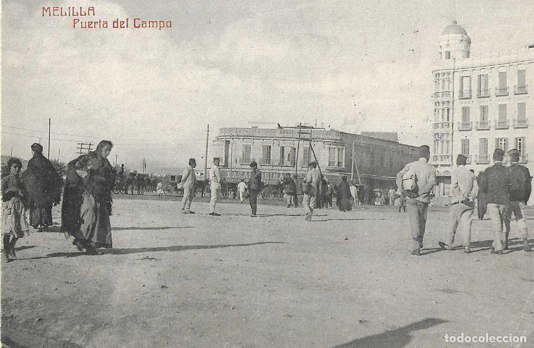 Postales: MELILLA - PUERTA DEL CAMPO - FOTOTIPIA CASTAÑEIRA Y ALVAREZ - POSTAL EXPRÉSS - S/C