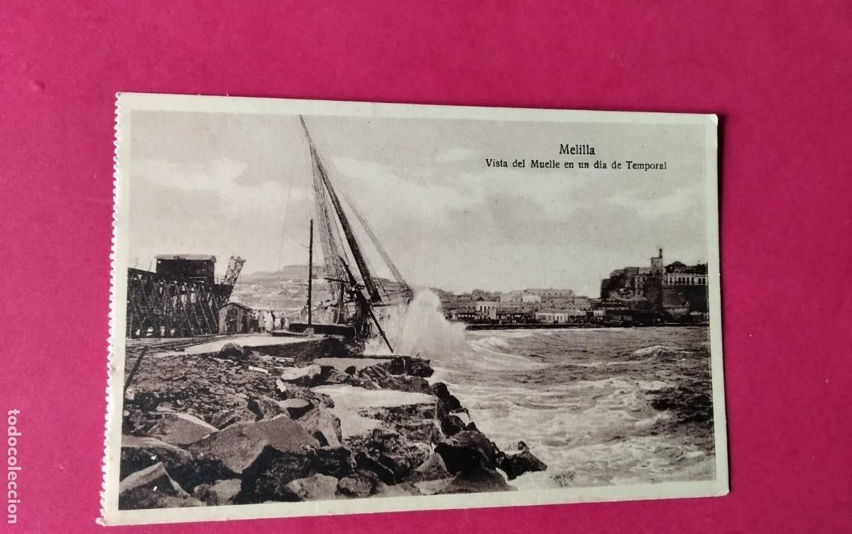 Postales: MELILLA , POSTAL ANTIGUA , BLANCO Y NEGRO - Foto 1