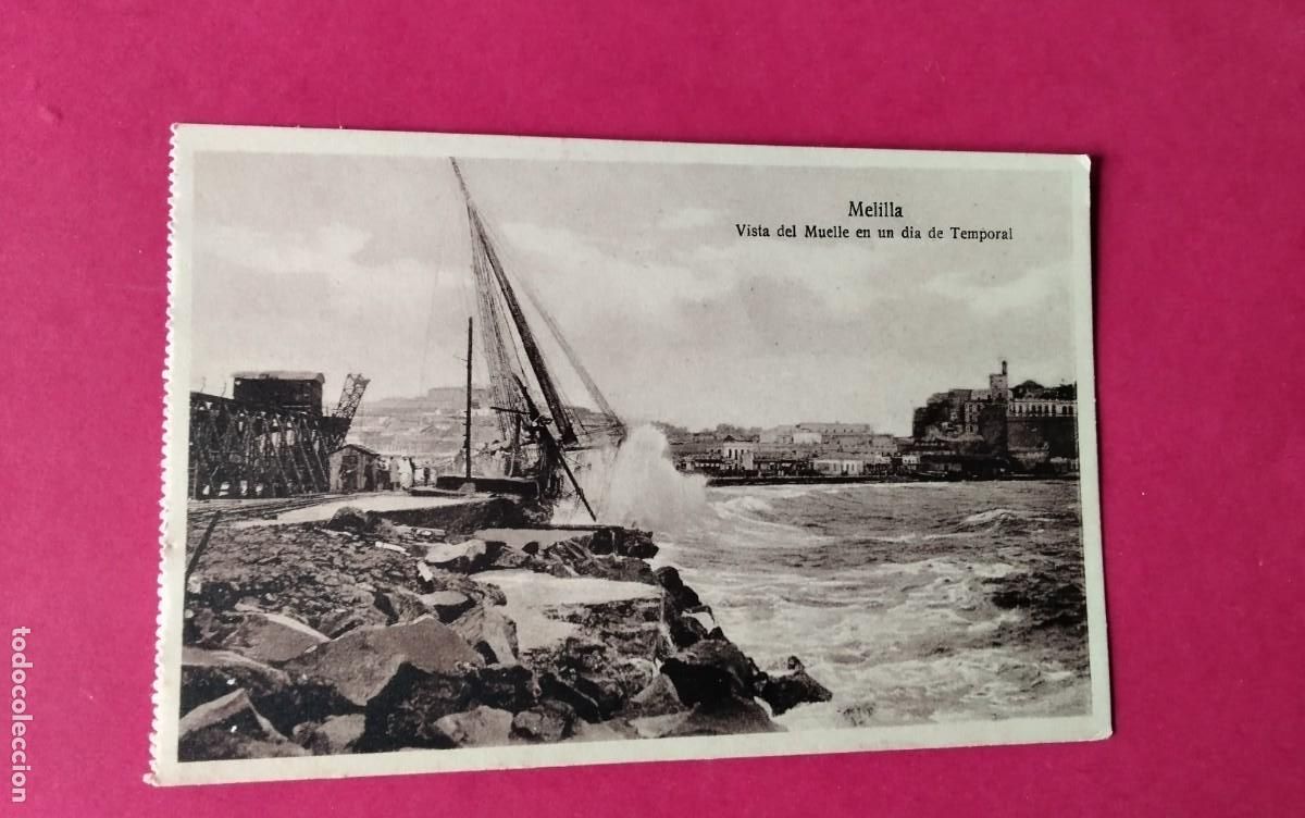 Postales: MELILLA , POSTAL ANTIGUA , BLANCO Y NEGRO - Foto 2