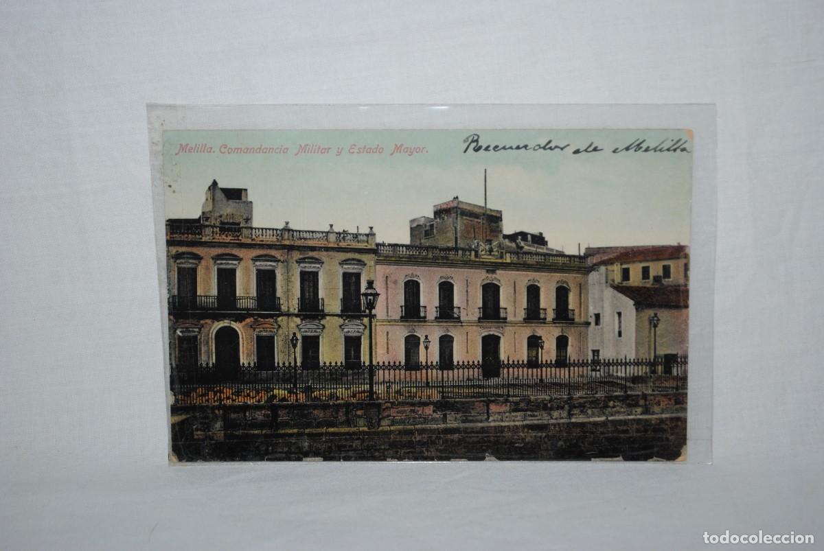 Postales: MELILLA , COMANDANCIA MILITAR Y ESTADO MAYOR. - Foto 1