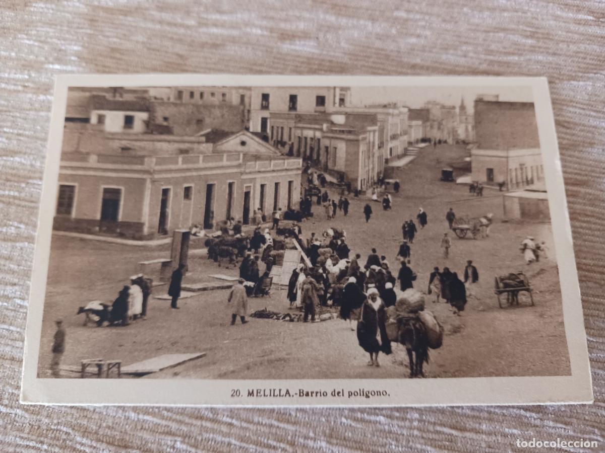 Postales: 20 MELILLA, BARRIO DEL POLIGONO, RASTRO - Foto 1