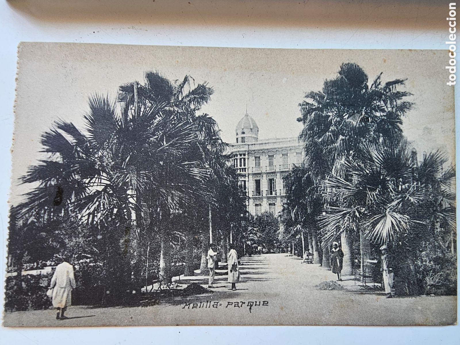 Postales: Postal de Melilla, Parque 1910s 1920s - Foto 1