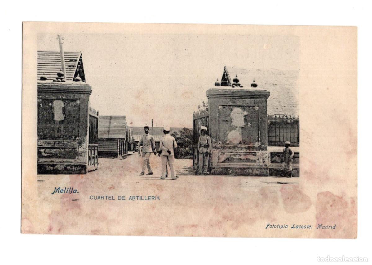 Postales: MELILLA.- CUARTEL DE ARTILLER&Iacute;A. - Foto 1