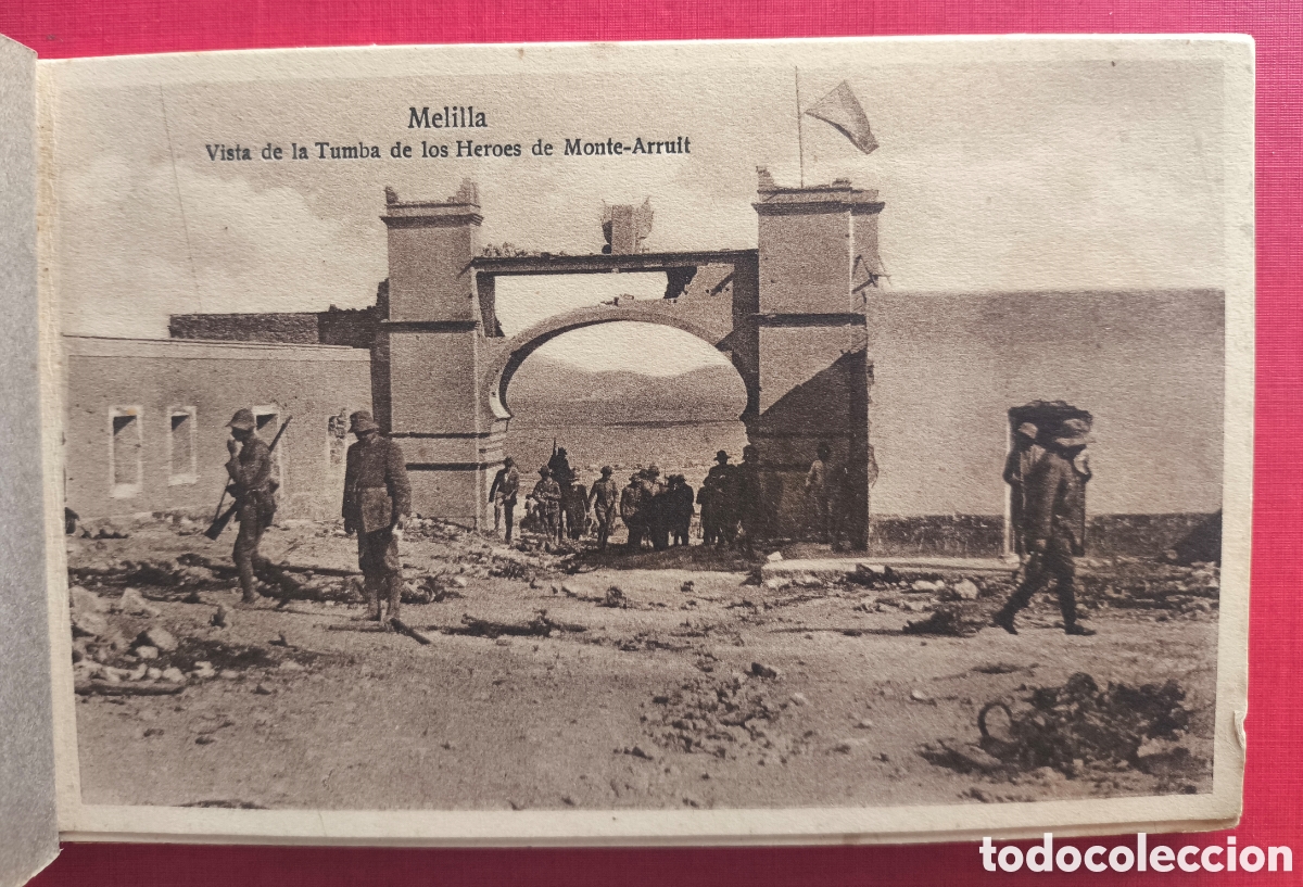 Postales: MONTE-ARRUIT CAMPAMENTO BLOC POSTAL MELILLA C. 1920 - Foto 2