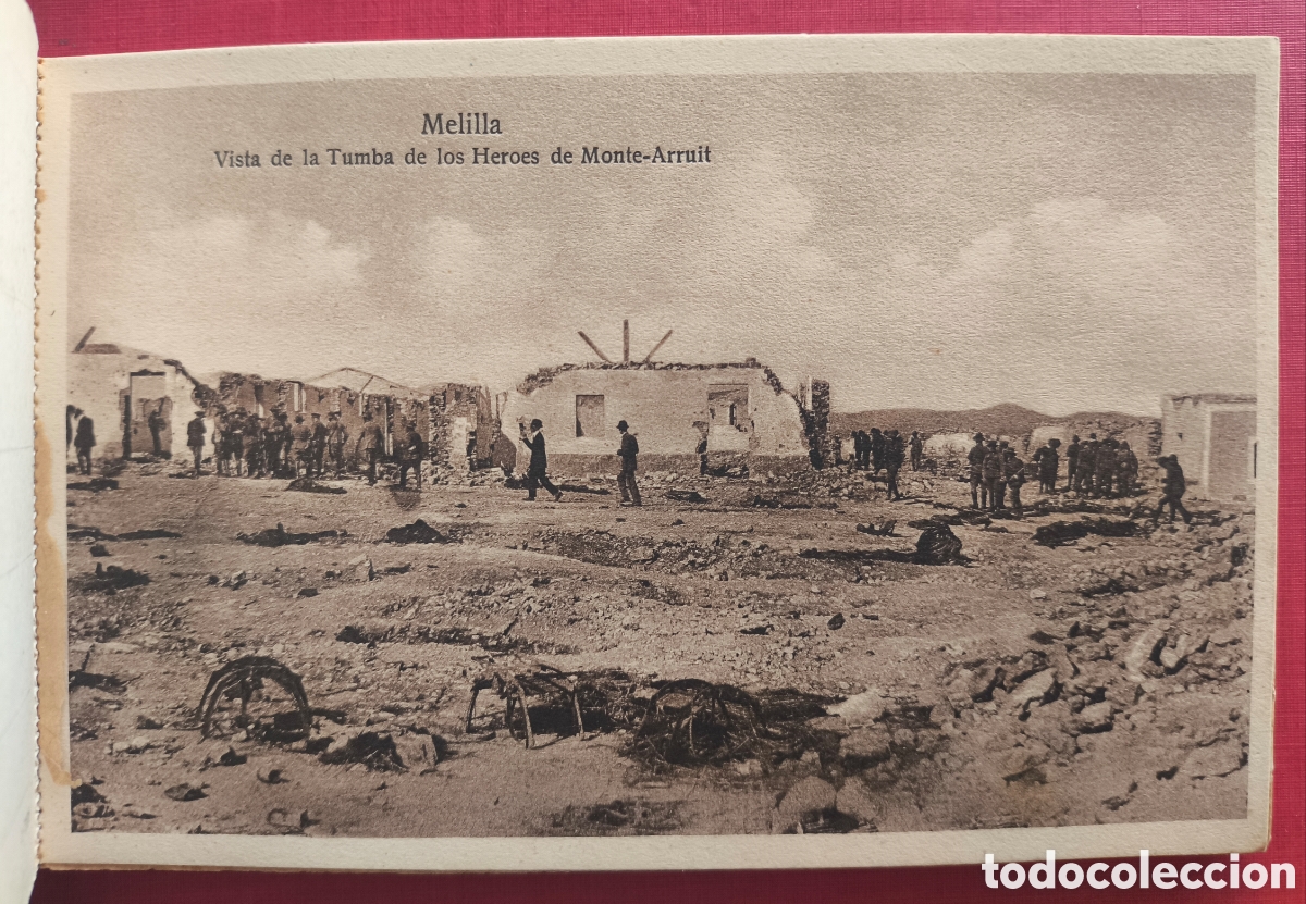 Postales: MONTE-ARRUIT CAMPAMENTO BLOC POSTAL MELILLA C. 1920 - Foto 4