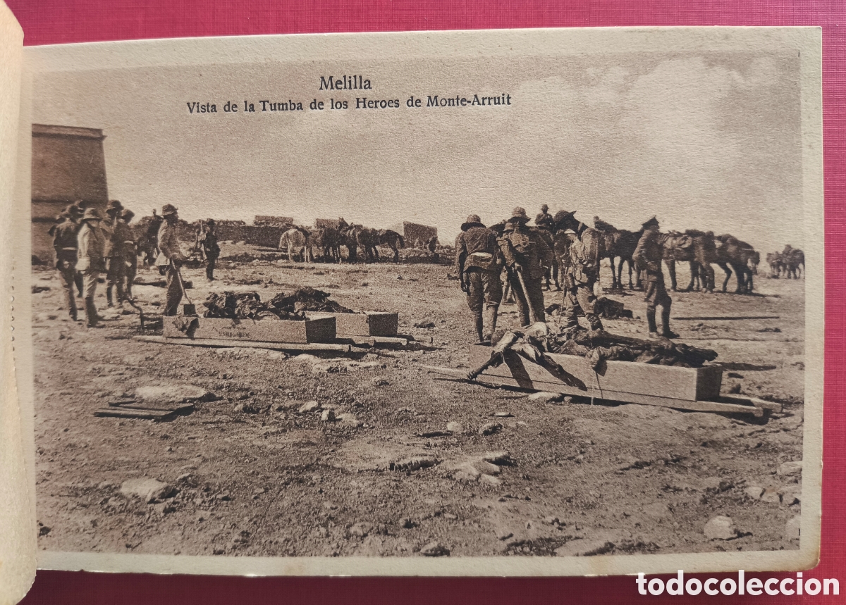 Postales: MONTE-ARRUIT CAMPAMENTO BLOC POSTAL MELILLA C. 1920 - Foto 5