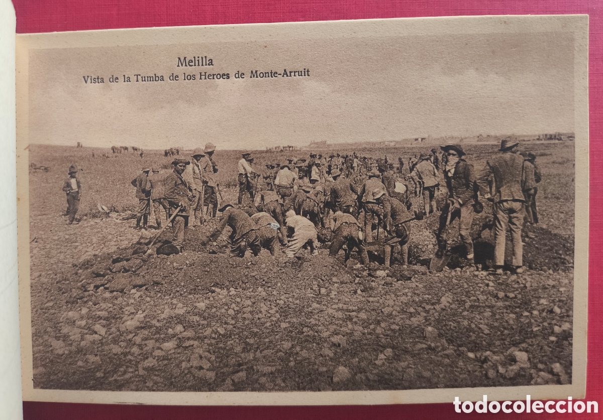 Postales: MONTE-ARRUIT CAMPAMENTO BLOC POSTAL MELILLA C. 1920 - Foto 8
