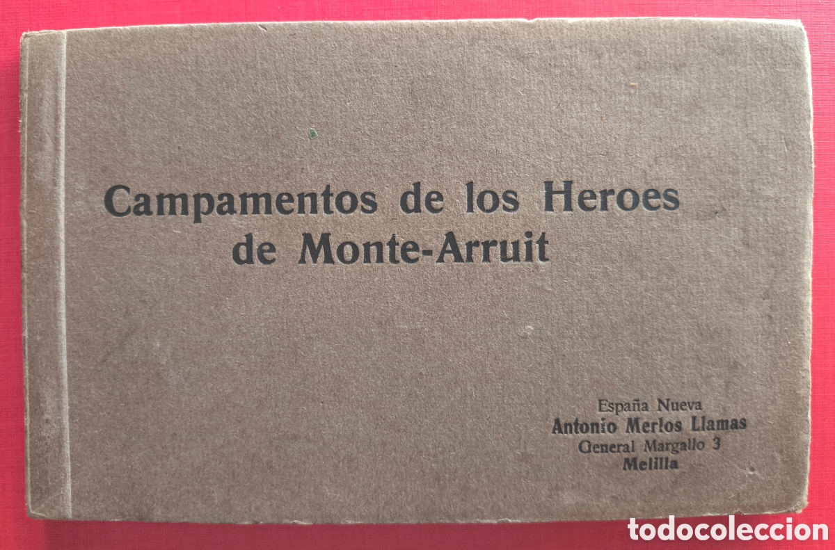 Postales: MONTE-ARRUIT CAMPAMENTO BLOC POSTAL MELILLA C. 1920 - Foto 1