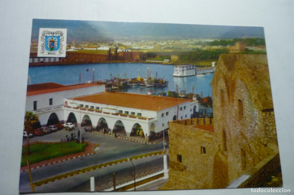 Postales: postal melilla -parcial puerto - Foto 1
