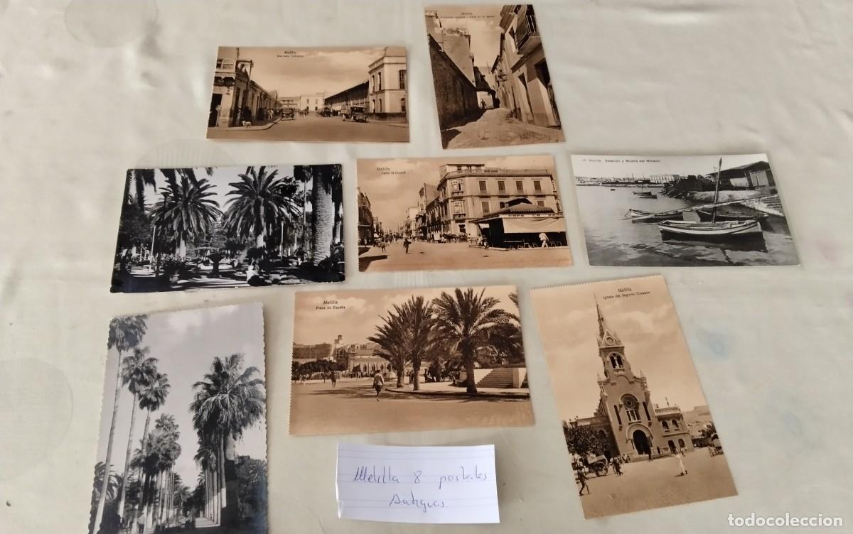 Postales: MELILLA , 8 POSTALES ANTIGUAS , VER COMPOSICION - Foto 3