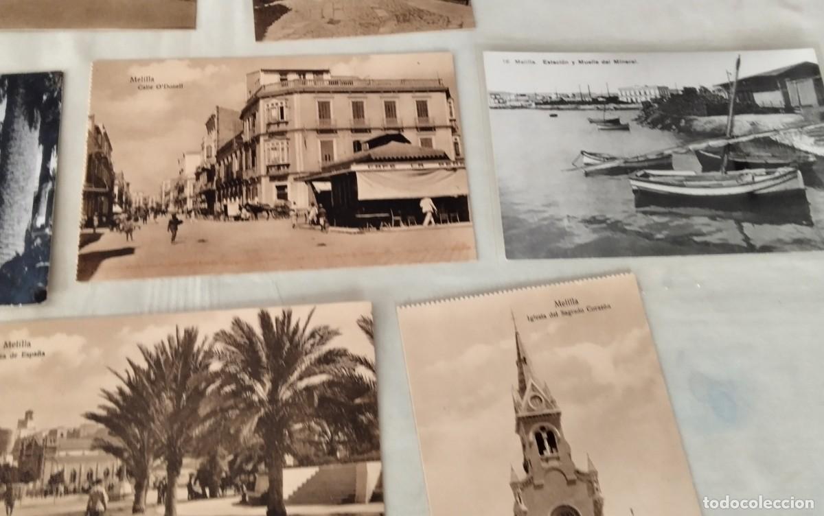 Postales: MELILLA , 8 POSTALES ANTIGUAS , VER COMPOSICION - Foto 5