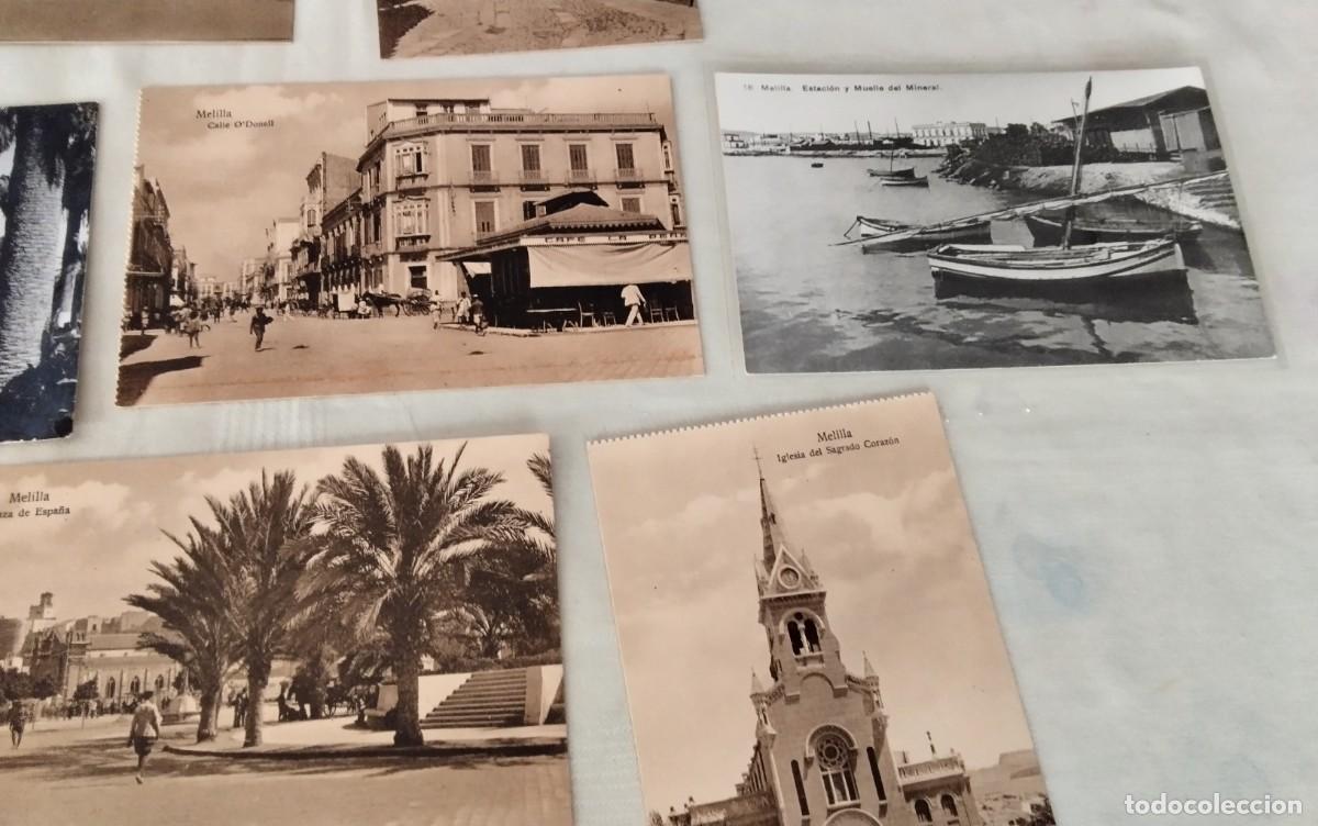 Postales: MELILLA , 8 POSTALES ANTIGUAS , VER COMPOSICION - Foto 6