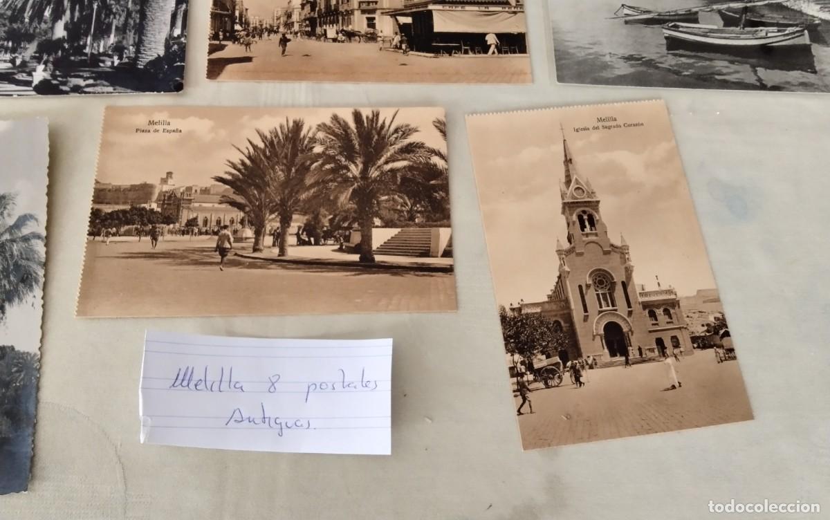 Postales: MELILLA , 8 POSTALES ANTIGUAS , VER COMPOSICION - Foto 7