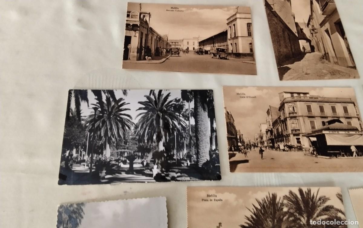 Postales: MELILLA , 8 POSTALES ANTIGUAS , VER COMPOSICION - Foto 9