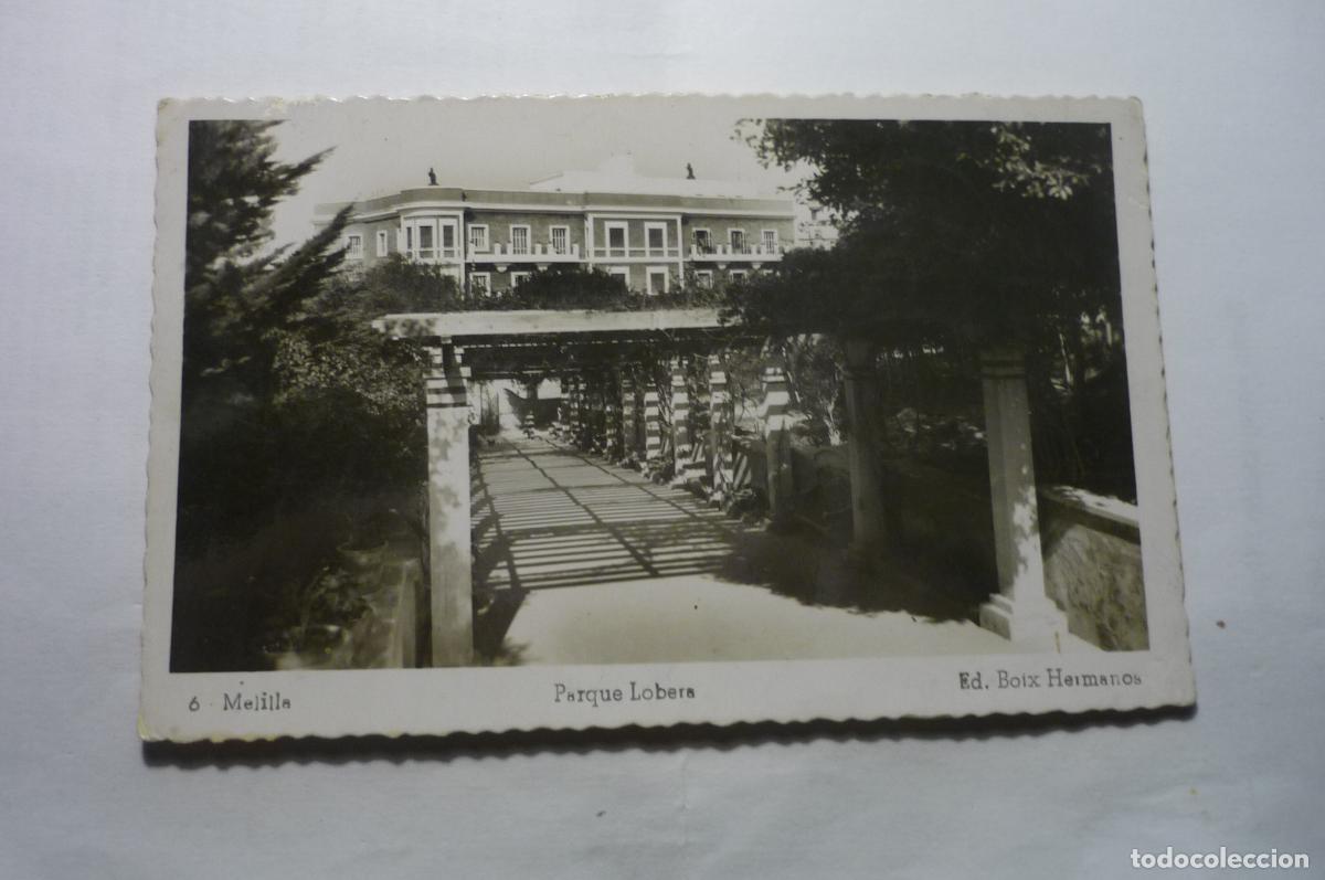 Postales: postal melilla parque lobera circulada cm - Foto 1