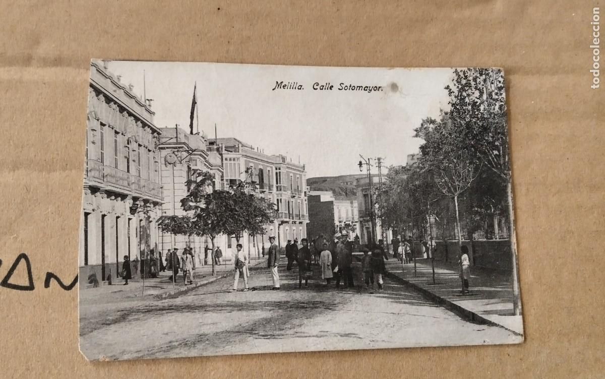 Postales: MELILLA, POSTAL ANTIGUA , BLANCO Y NEGRO - Foto 1