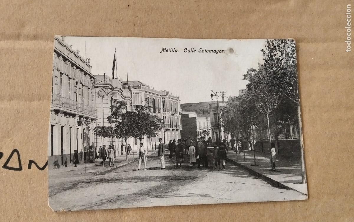 Postales: MELILLA, POSTAL ANTIGUA , BLANCO Y NEGRO - Foto 2