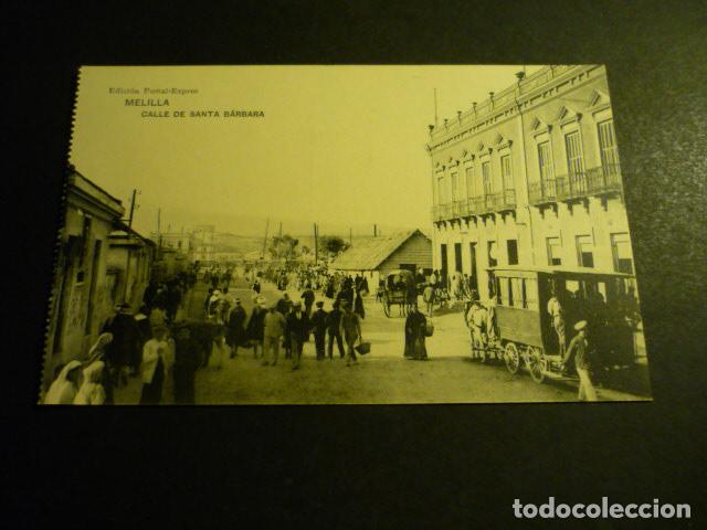 Postales: MELILLA CALLE DE SANTA BARBARA - Foto 1