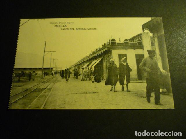 Postales: MELILLA PASEO DEL GENERAL MACIAS - Foto 1