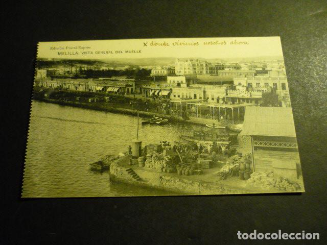Postales: MELILLA VISTA GENERAL DEL MUELLE - Foto 1