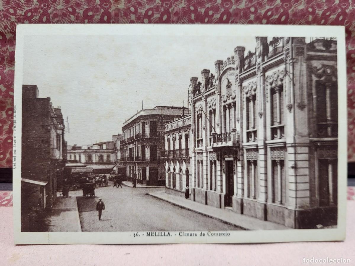 Postales: ANTIGUA POSTAL MELILLA CAMARA DE COMERCIO ALBERT 36 - Foto 1