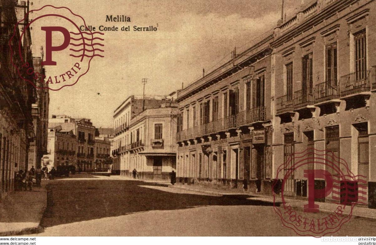 Postales: MELILLA. CALLE CONDE DEL SERALLO - Foto 1