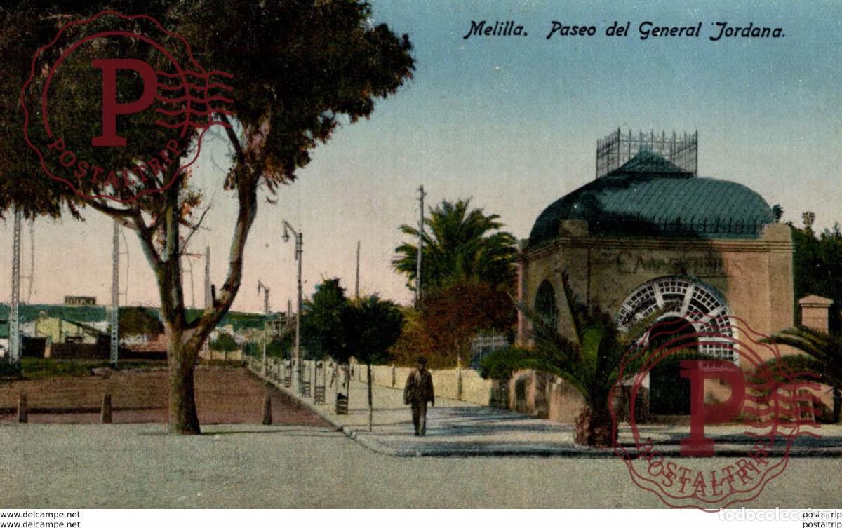 Postales: MELILLA PASEO DEL GENERAL JORDANA - Foto 1