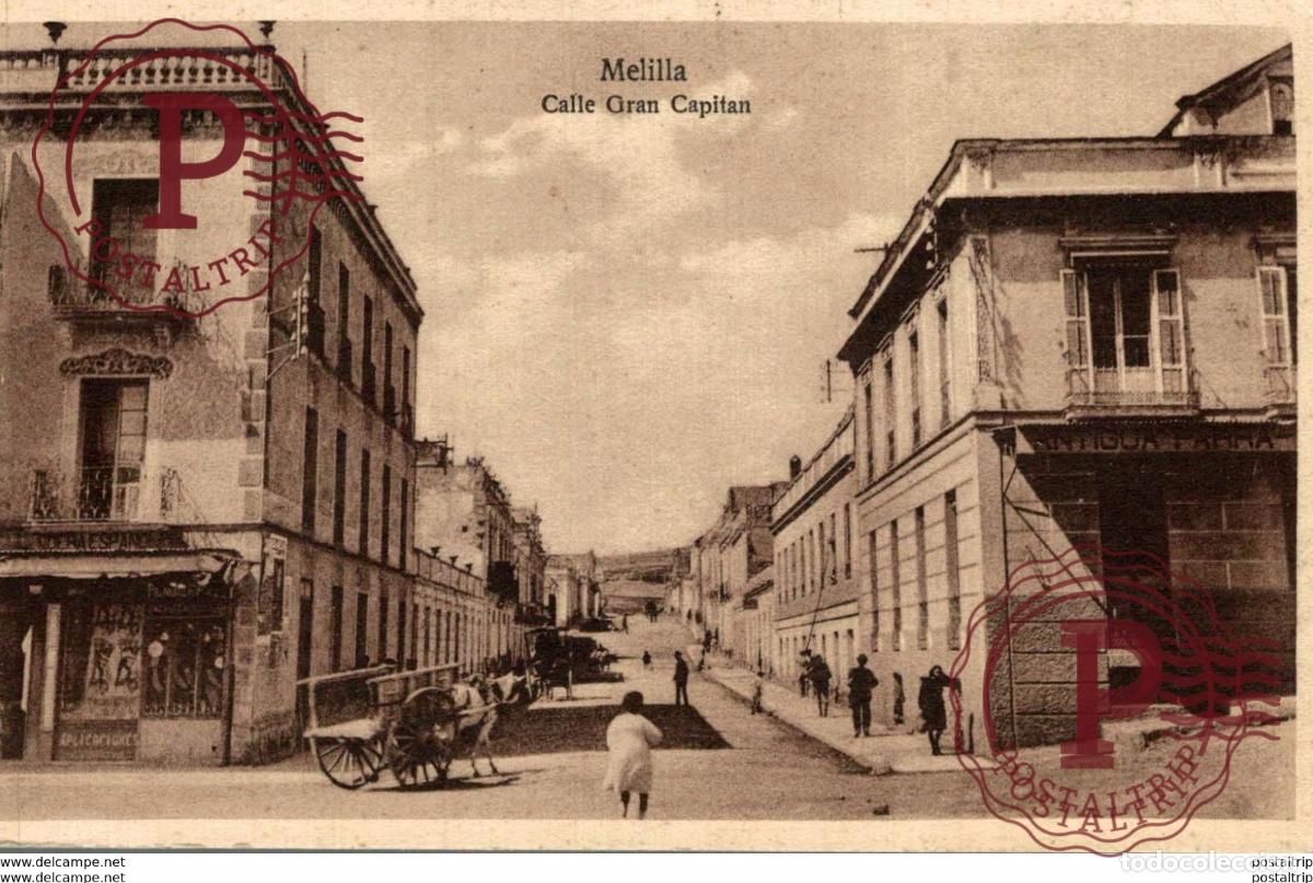 Postales: MELILLA CALLE GRAN CAPITAN - Foto 1