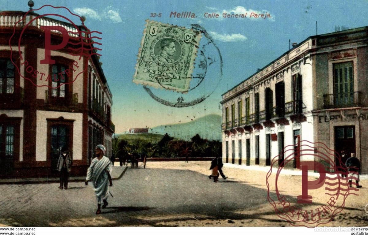 Postales: MELILLA CALLE GENERAL PAREJA - Foto 1