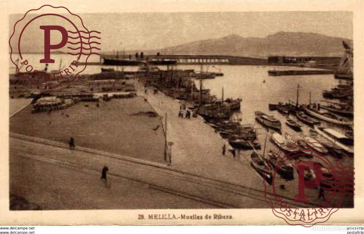 Postales: MELILLA. MUELLES DE RIBERA - Foto 1