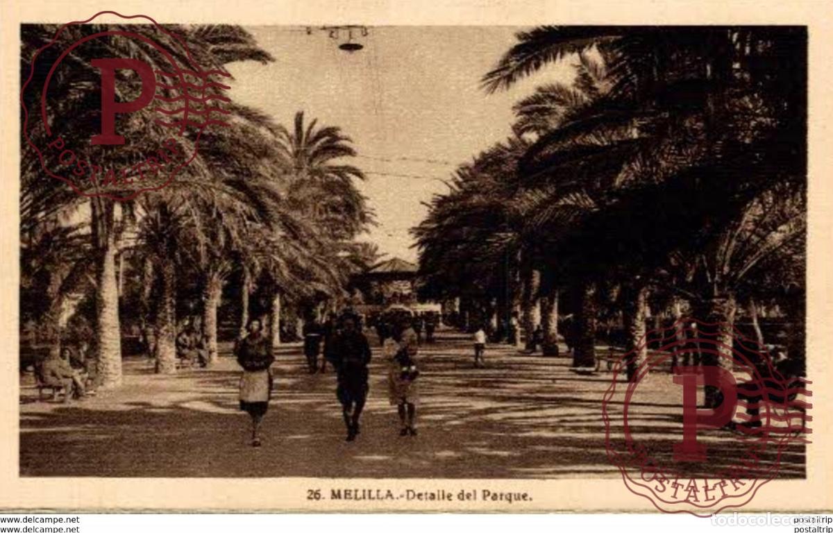 Postales: MELILLA. DETALLE DEL PARQUE - Foto 1