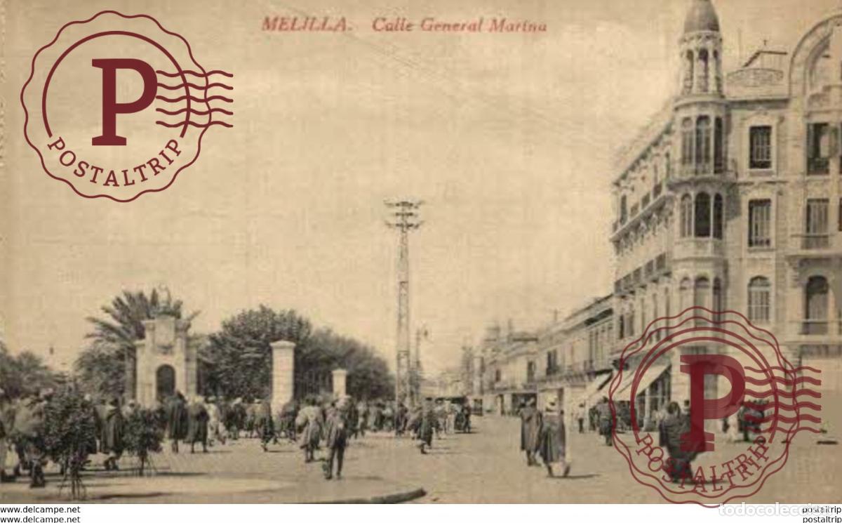 Postales: MELILLA. - CALLE GENERAL DE LA MARINA - Foto 1