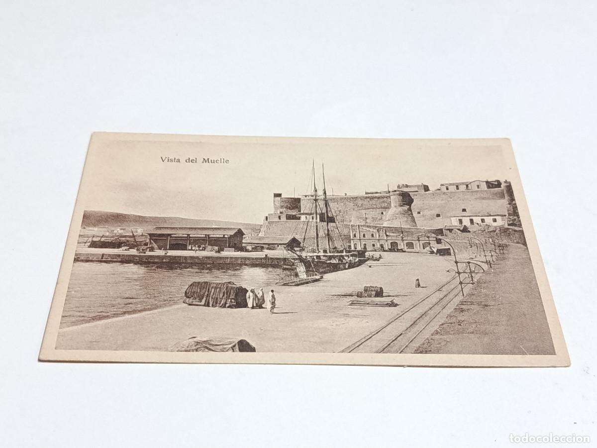 Postales: POSTAL MELILLA - VISTA DEL MUELLE - Foto 1