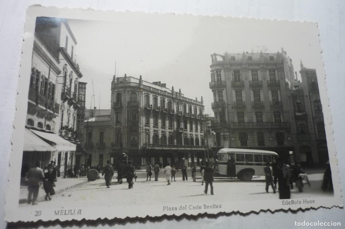Postales: postal melilla pl.benitez cm - Foto 1