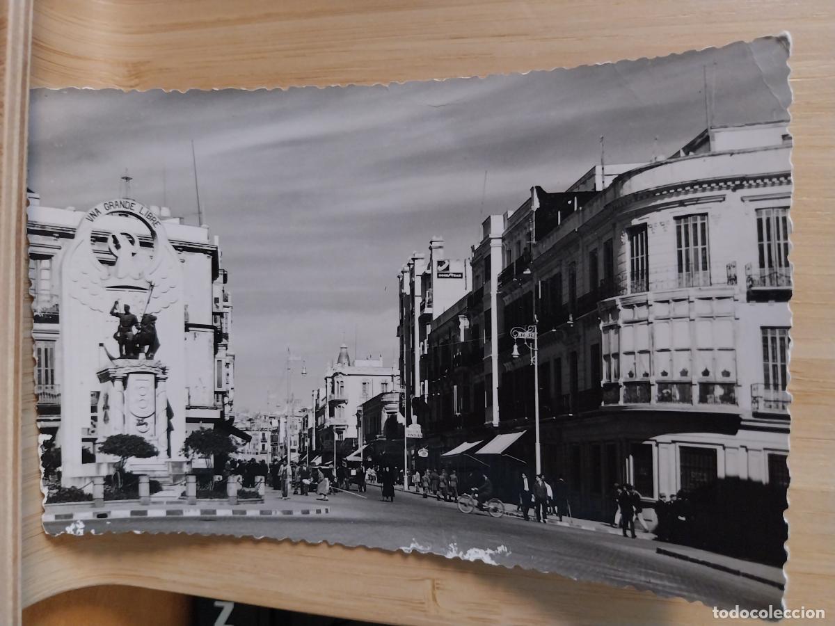 Postales: MELILLA AVENIDA GENERALISIMO ED MIMOSA 8 ESCRITA A&Ntilde;O 1962 ANIMADA