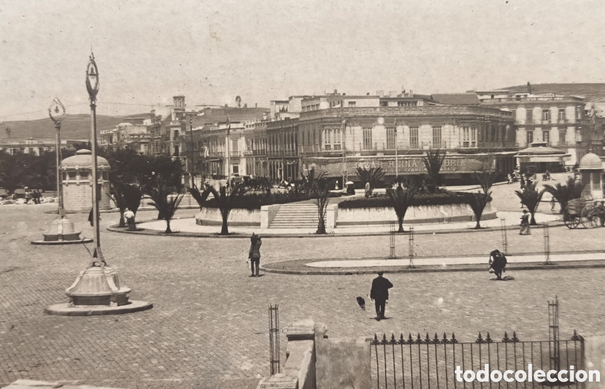 Postales: MELILLA PLAZA ESPA&Ntilde;A POSTAL FOTOGR&Aacute;FICA C. 1915