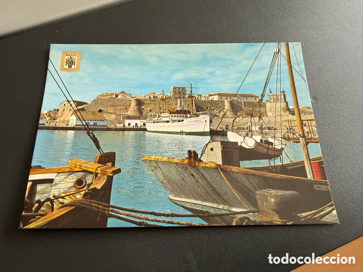 Postales: Postal. MELILLA. n 16. Puerto y Ciudad antigua