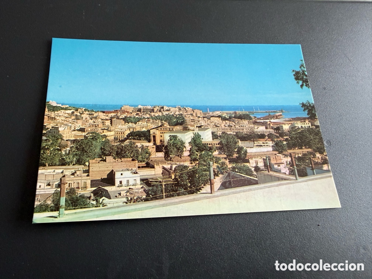 Postales: Postal. MELILLA. n 19. Vista Parcial con Puerto al fondo