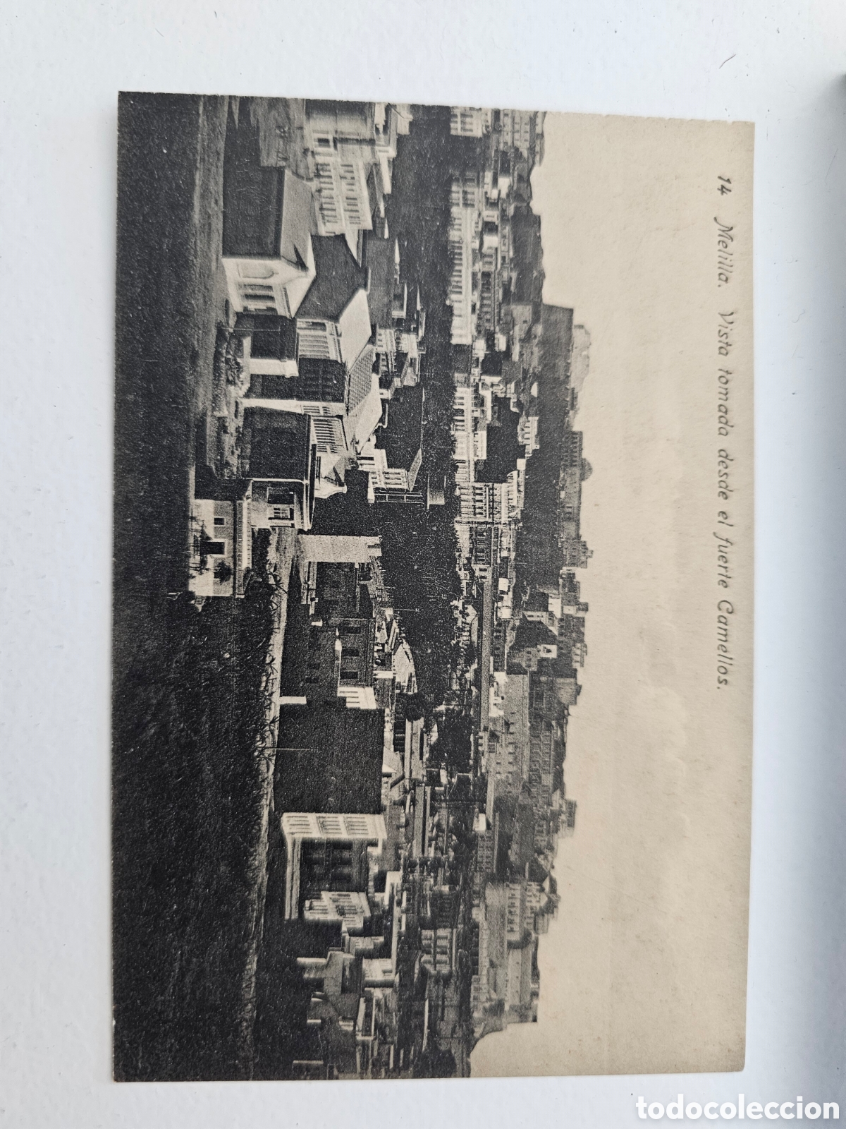 Postales: Bonita postal de Melilla Vista tomada desde Fuerte Camellos 1910s 1920s