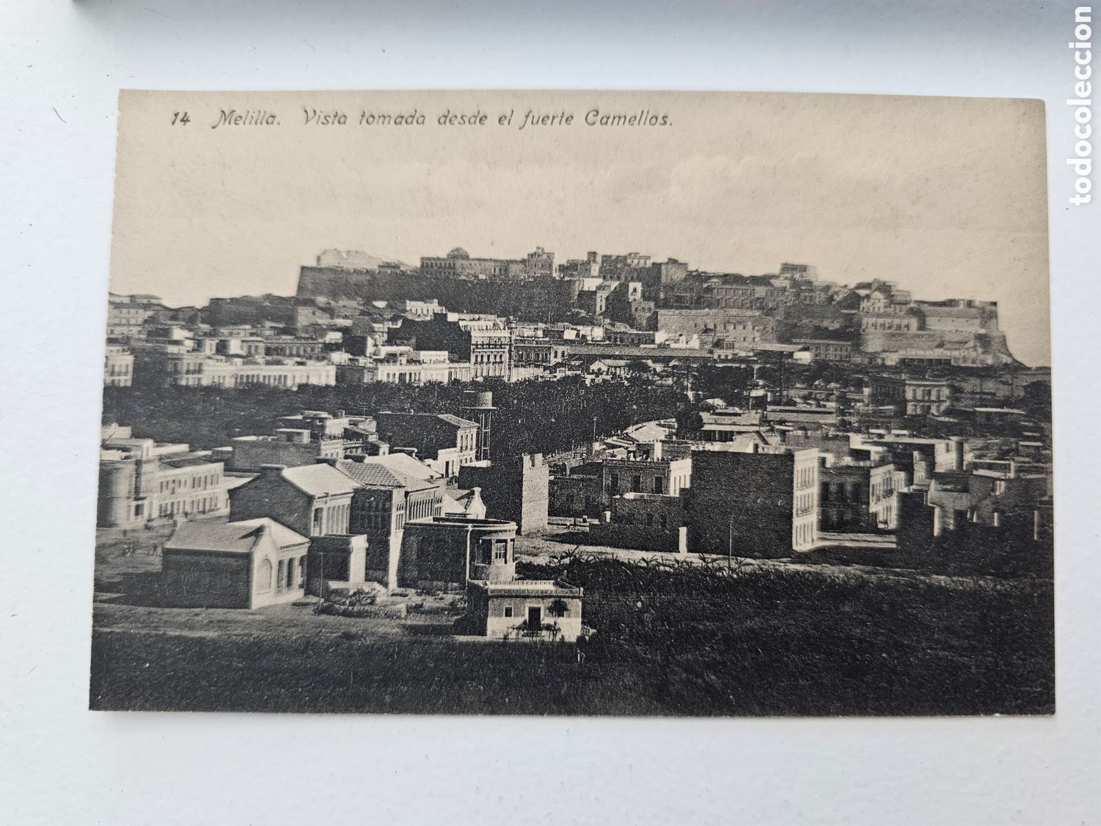 Postales: Postal de Melilla n&deg;14 Vista tomada desde el fuerte Camellos Ediciones Boix Hermanos 1910s 1920s