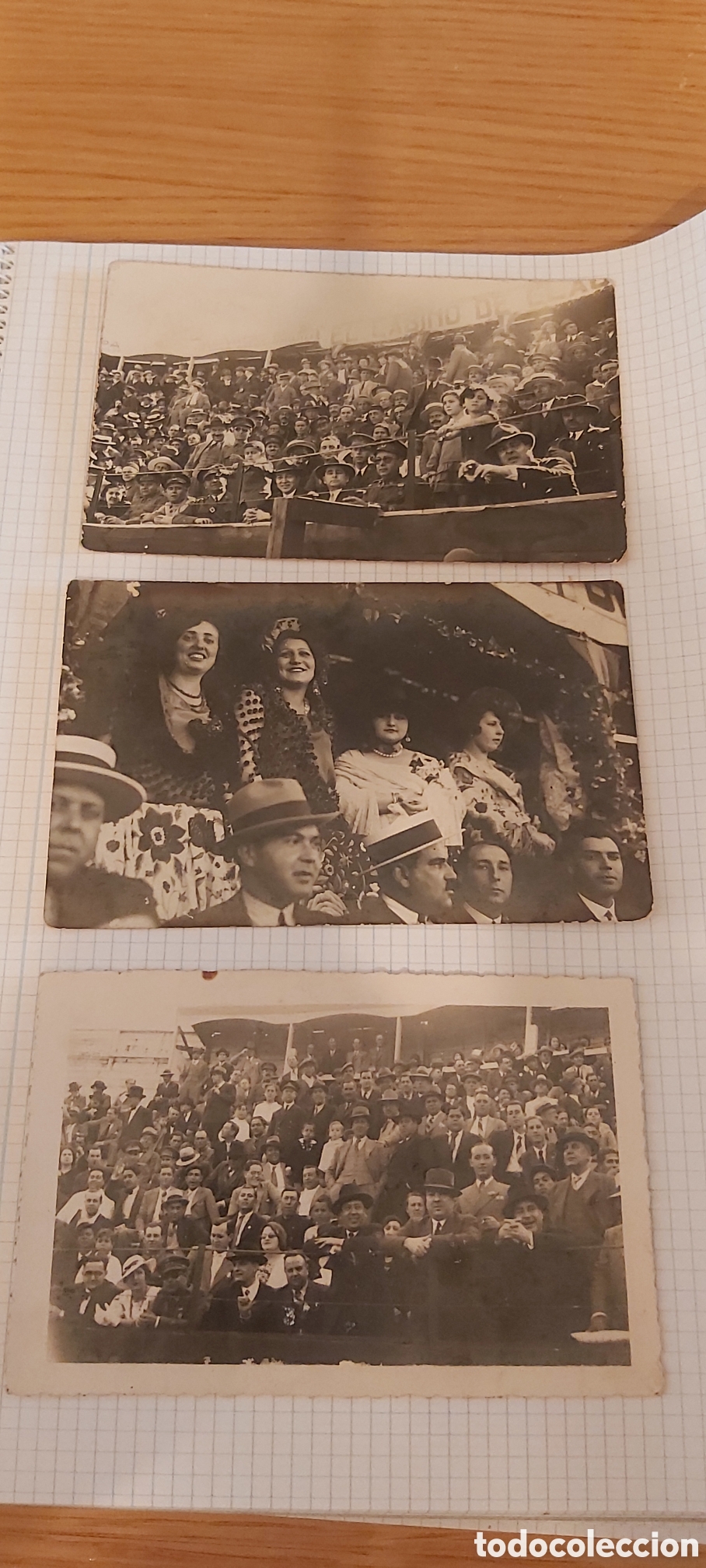Postales: 3 POSTALES PLAZA DE TOROS DE MELILLA. S. ZARCO. A&Ntilde;OS 20