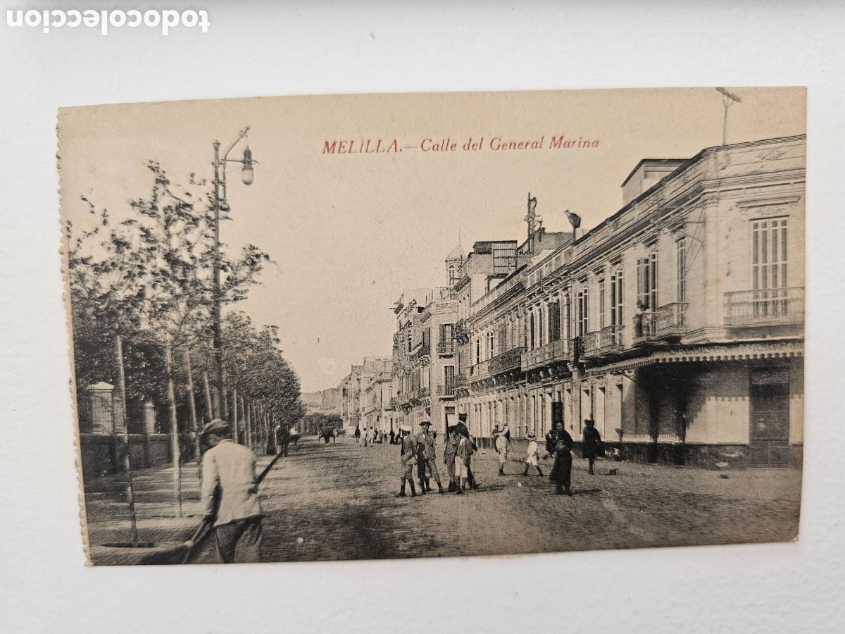 Postales: Postal de Melilla Calle del General Marina. 1910s 1920s